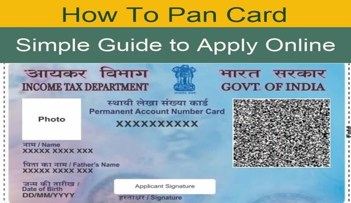 Simple Guide To Apply Online for Pan Card